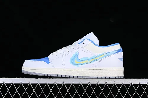 All categories Air Jordan Jordan series basketball shoes Air Jordan 1 Low Air Jordan 1 Low "Born To Fly" AJ1 Joe 1 blue and white flame FJ7219-441